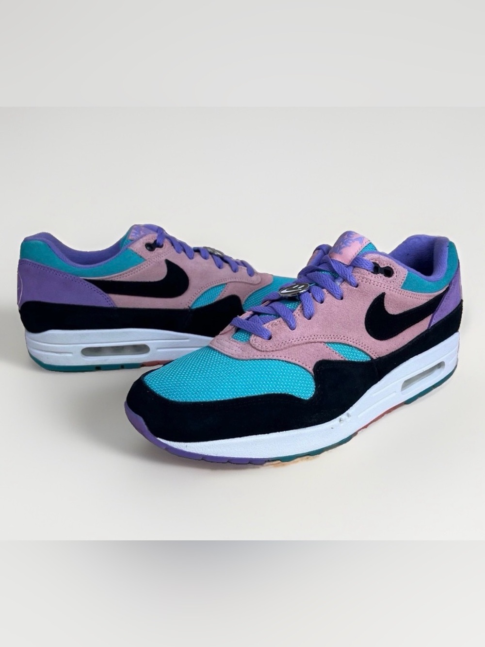 Nike Air Max 1 Have A Nike Day Purple Blue Sneakers US Size 9 Men's BQ8929-500